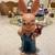 RARE 1950's 6 inch Tall Blow Plastic Easter Rabbit ( with glasses) 2 thumbnail