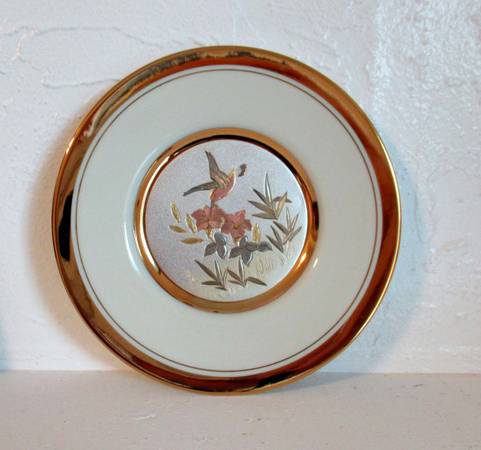 Dynasty Gallery Chockin hummingbird plate # 2420 1