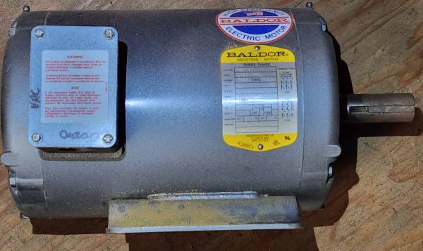 BALDOR ELECTRIC MOTOR 3HP 1