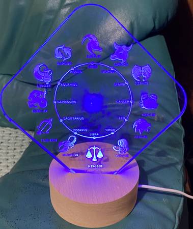 Zodiac Display LED (Nite Light or Desk Light) 1