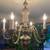 6 Light Metal Wood Rustic Chandelier with Shades 19 thumbnail