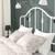 Ikea Double White Metal Bed Frame - No Mattress / *Free Delivery 4 thumbnail