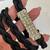 Black Braided Skinny Bet with Rhinestone Clasp 1 thumbnail