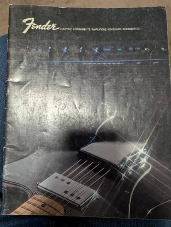 Vintage 1972 Fender Catalog 1