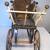 ANTIQUE VICTORIAN BALL & STICK WOOD DOLL CARRIAGE BUGGY w/ SILK PILLOW 7 thumbnail