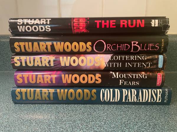 Lot of 5 Stuart Woods Books - Fiction, Crime, Thriller 1
