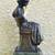 Renaissance style patinated metal statue sculpture of a woman (OBO) 4 thumbnail