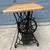 SINGER SEWING MACHINE BASE SIDE TABLE WITH SOLID OAK 3 thumbnail