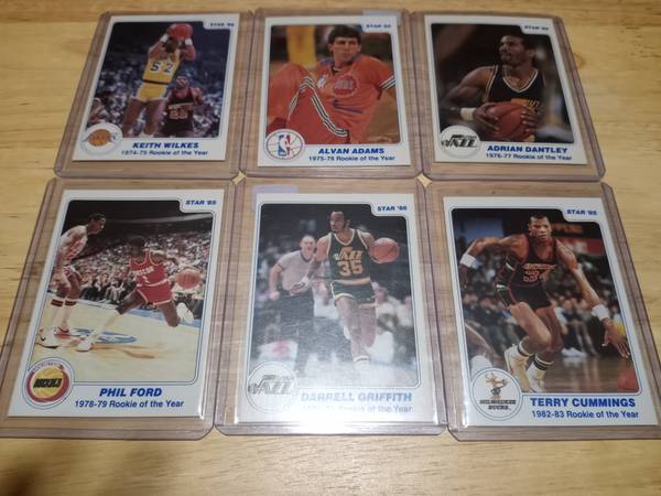 1985-86 Star Basketball Last 11 ROY 6/11 1