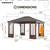 GAZEBO - NEW IN BOXES  SUNJOY 13' x 15' Wilmington Aluminum 12 thumbnail