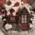 LIGHTED Christmas Scene Winter Snow HOUSE for Table 4 thumbnail