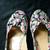 Vintage Talbots Cloth Size 9 Floral Sandals Open Toe Sling Back Roses 3 thumbnail
