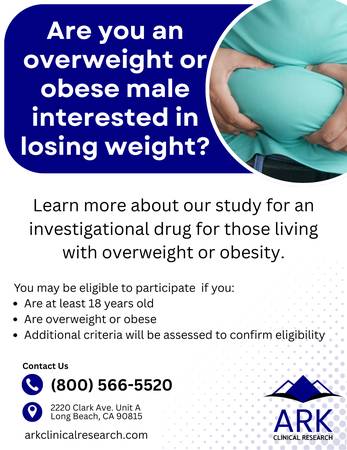 Are you an overweight male interested in losing weight? (paid study) 1