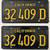 1963 Black California Commercial Truck License Plates 1969 Chevy C-10 1 thumbnail