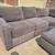 Jonathan Louis Gray 5 PC Sectional Sofa W/ Ottoman- Excellent Condition- Profess 3 thumbnail