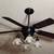 Ceiling Fan with Lights / Dark Brown color 56” 1 thumbnail