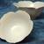 Pair of White Lotus Rice Bowls in Excellent Condition 1 thumbnail