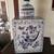 Blue and White Chinese / Oriental Ginger Jar, 13" Tall w Bird 1 thumbnail