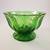 Vintage Emerald Green Depression Glass Footed Bowl (3 available) 9 thumbnail