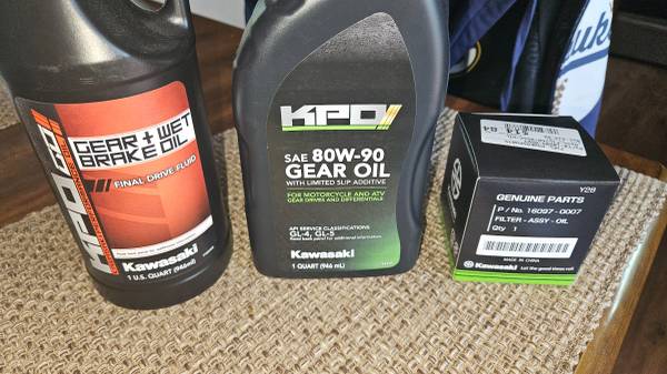 Kawasaki Teryx Oil 1