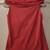 MAX MARA Orange Red Cotton Spandex Top twist front drape neck - Sz S 3 thumbnail