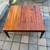 Rosewood mid century coffee / cocktail table w/ ebonized legs  A224 1 thumbnail