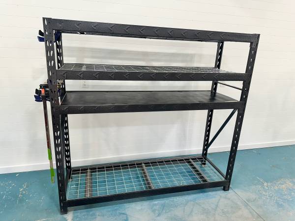 Gladiator 72" 4-Tier Welded Steel Shelving Unit 1