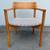 Reupholstered & Refinished Mid Century Oak Armchair By Cyril G. Burch 2 thumbnail