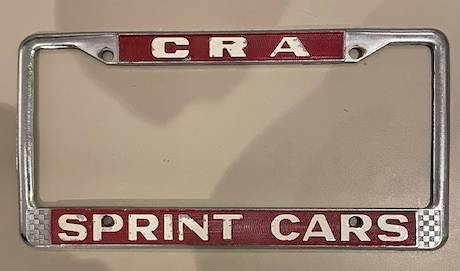 Vintage CRA License Plate Frame 1