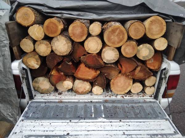 Firewood Pickup load delievered to your door in Missoula 1
