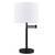 Black Accent Lamp 24.5" Swing Arm USB Port (Read) 1 thumbnail