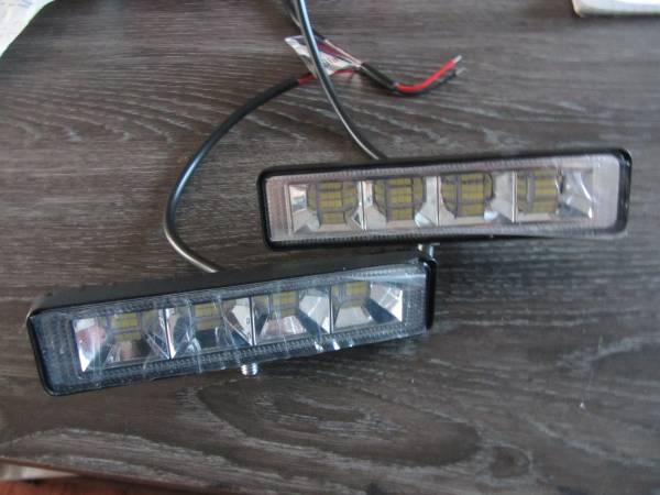 new 6'' led lights with brackets 1