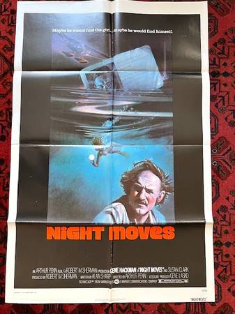 Original 1975 Arthur Penn's NIGHT MOVES with Gene Hackman 1Sh Poster 1