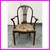 Antique Georgian Hepplewhite Style Floral Upholstered Mahogany Carver 2 thumbnail