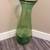 Large Tall Handmade Spanish Green Glass Vase 9 thumbnail