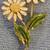 Vintage Signed Lisner White & Yellow Enamel Double Daisy Flower Brooch Pin
​ 1 thumbnail