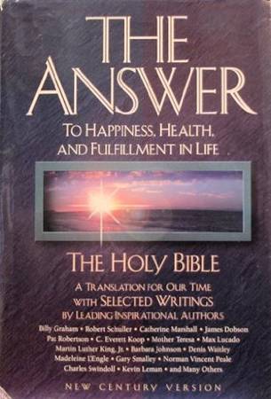 The Answer:To Happiness,Health,andFulfillment in Life:The Holy Bible 1