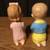 TWO KIDS GIRL PINK BOY YELLOW BLUE KNEELING PRAYING STATUE JULIE 79 6" 2 thumbnail
