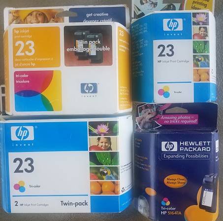 HP Printer Genuine Cartridges - HP 23-TriColor 1
