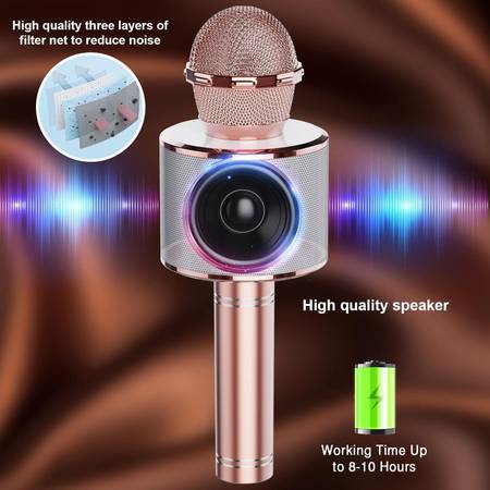 Wireless Bluetooth Karaoke Microphone 1