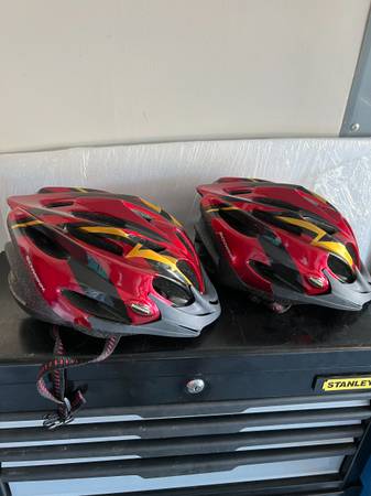 Two Bicycle Helmets 1