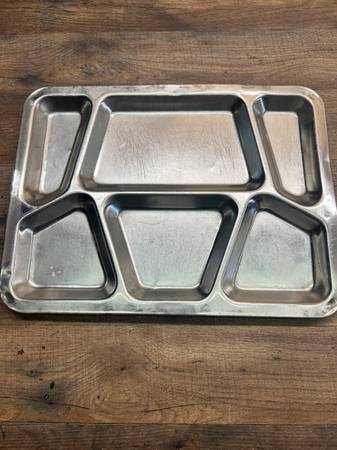 5 Stainless Steel Dinner Trays and Utensils - $30 (Wenatchee)63441581069057120