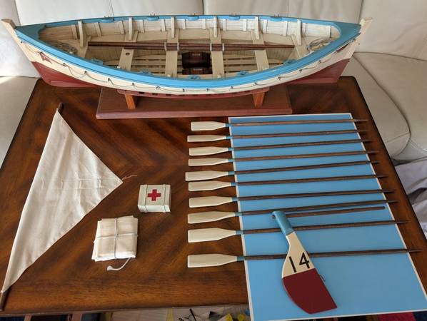 Titanic's No.14 Lifeboat Sloop Model, 34" x 10" 1