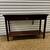 Vintage dark walnut hall table console 1 thumbnail