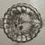 25th Anniversary clear glass serving plate w/ handles & silver overlay 7 thumbnail