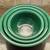 Set 3 Vintage PYREX Forest Green Clear Bottom NESTING Mixing BOWLS 322 1 thumbnail