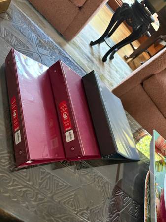 3 Three Ring Binders 1