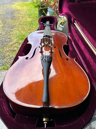 SOLD! REDUCED! Cello Carpathian W Hard Case made to M.E.N.C. spec OBO 1