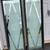 2 Antique MIRRORED ART DECO GLASS PANELS 1 thumbnail