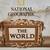 Large National Geographic Framed Collector Wall Map 2 thumbnail